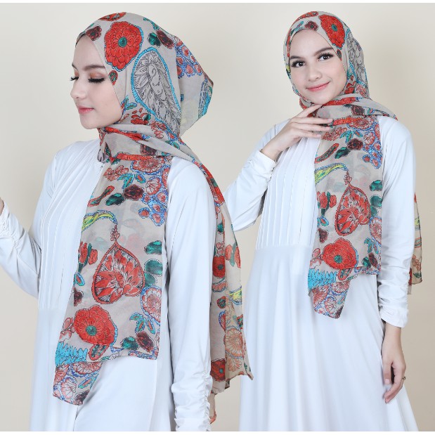 MOBASA OFFICIAL Hijab Chiffon Pashmina Chiffon Import New series Souvenir