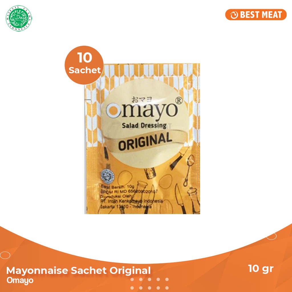 Mayonaise Omayo Original Sachet  [10 Pcs x 10gr]