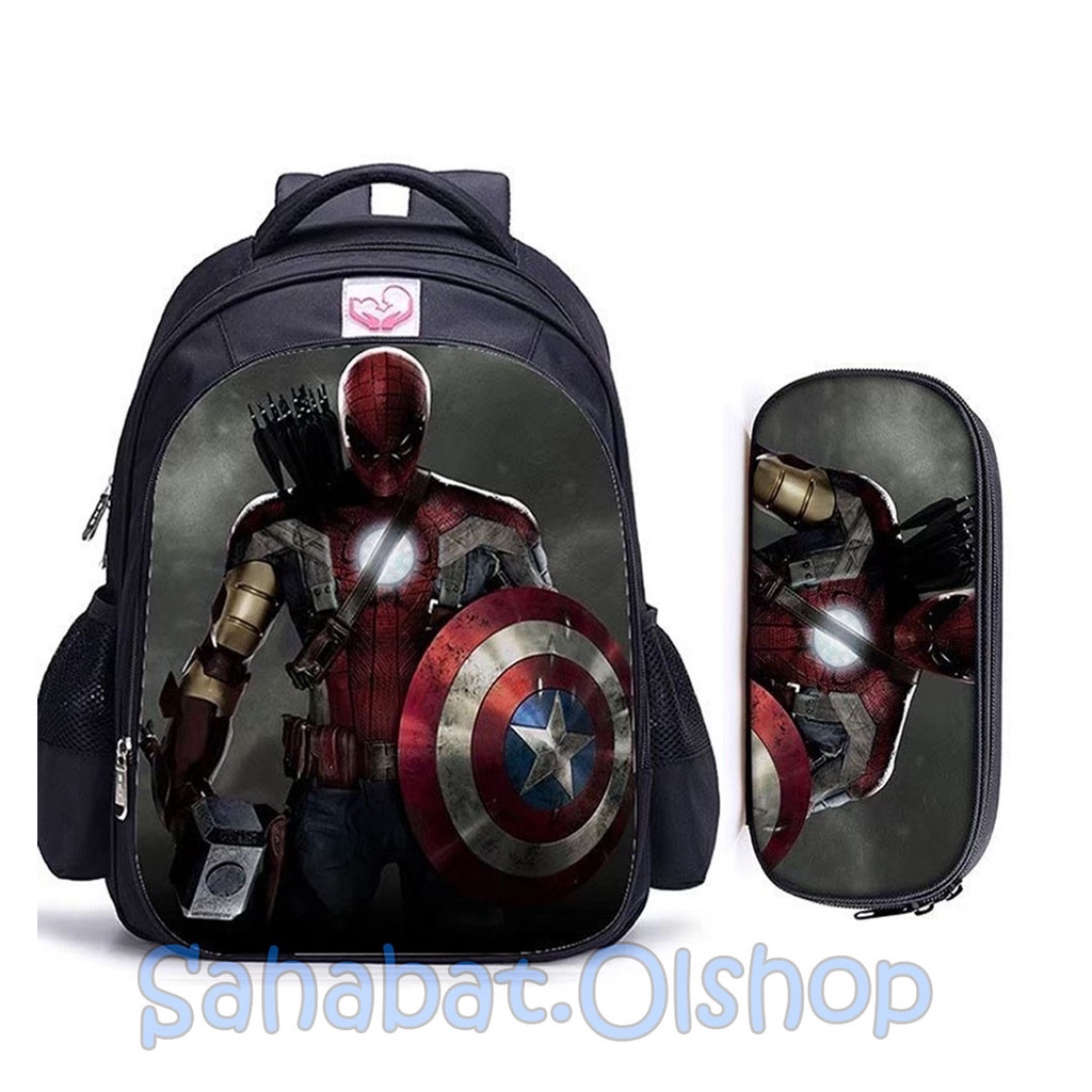 Sahabat Marvel TK/PAUD Tas Ransel Anak Sekolah Laki Laki