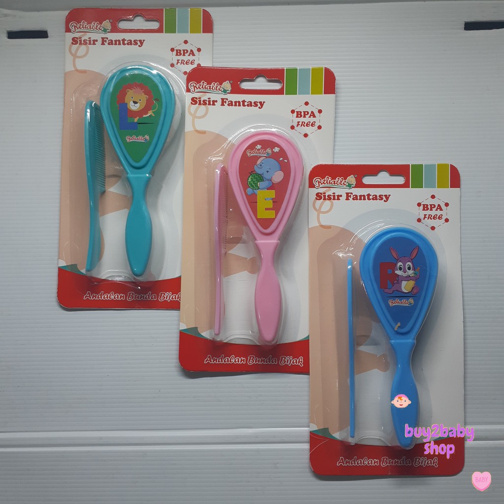 Sisir Rambut Bayi Reliabe Sisir rambut dan sisir bulu halus