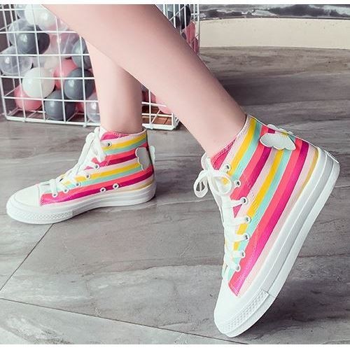 GI 1931 (SZ 36-40) RISCE SEPATU SNEAKERS COLOURFULL RAINBOW IMPORT WANITA CEWEK PEREMPUAN JAKARTA