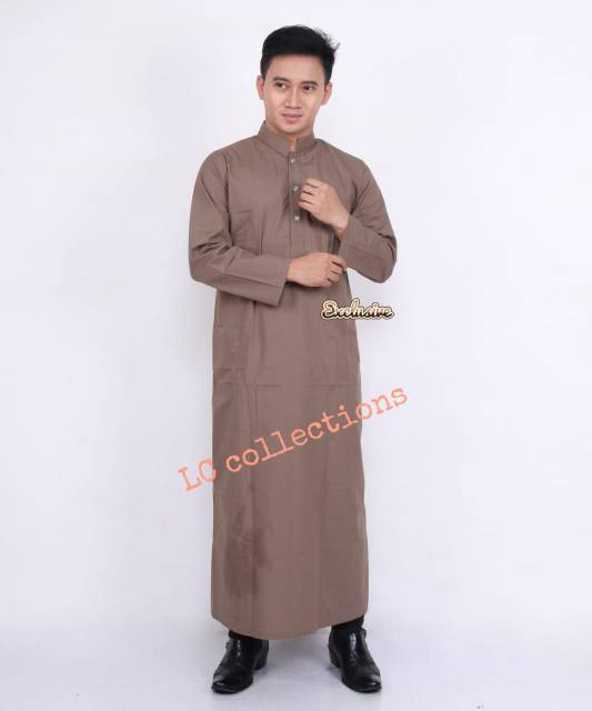 JUBAH MUSLIM PRIA POLOS WARNA BEST QWALITY LCC