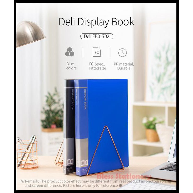 

Deli Display Book Fc F4 40 Pages / Clear Holder Map Dokumen (Eb01702)