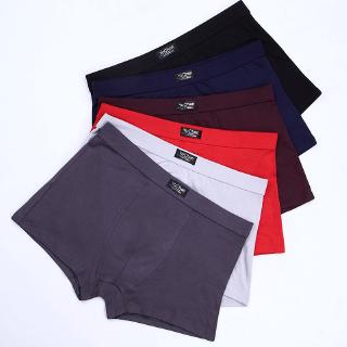  Celana  Dalam  Pria  Model  Boxer Mid Waist Nyaman Breathable 