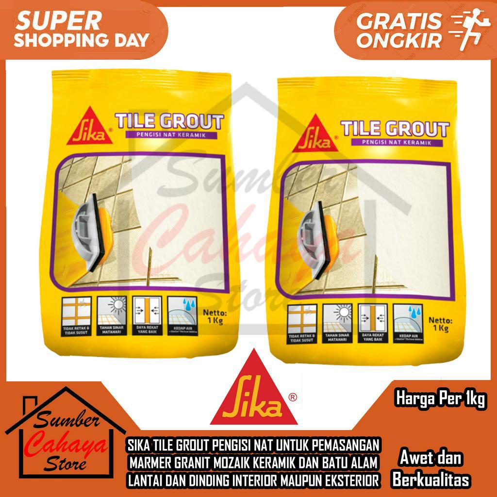 SIKA TILE GROUT PENGISI NAT PEMASANGAN MARMER GRANIT MOZAIK KERAMIK DAN BATU ALAM LANTAI DAN DINDING