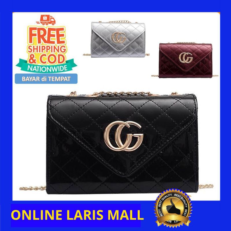 [ COD ] TAS SELEMPANG WANITA CG 1307 TAS SELEMPANG TREND 2019 IMPORT BATAM