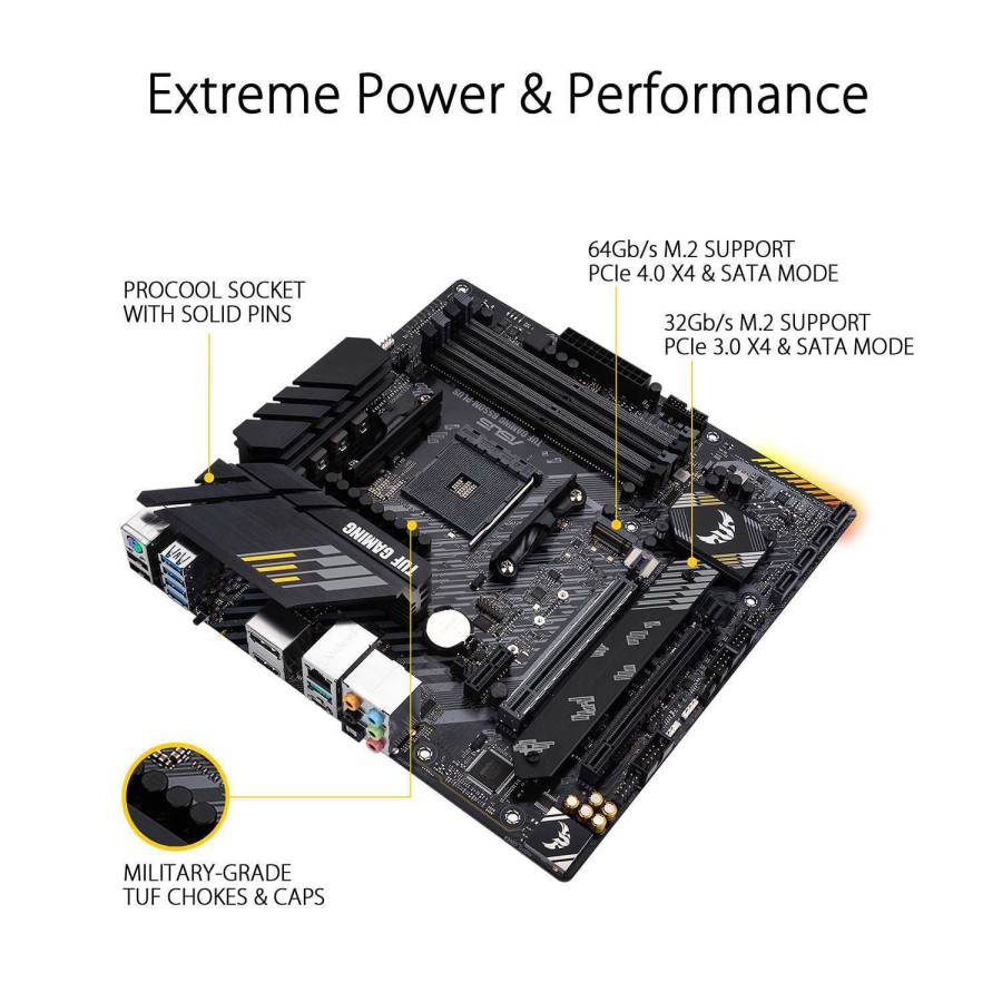 ASUS TUF GAMING B550M-PLUS WI-FI (Socket AM4)