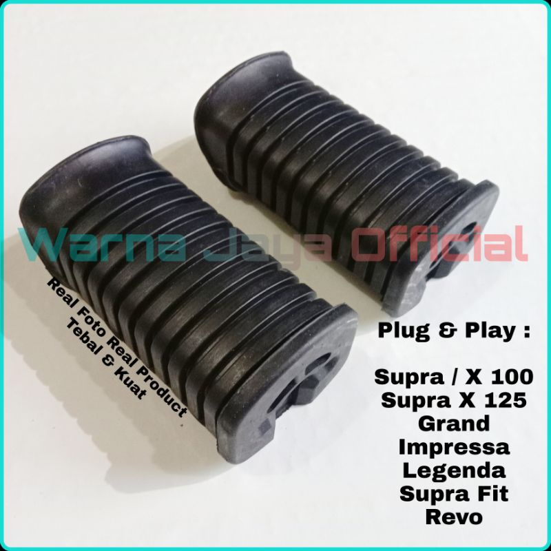 Karet Step Footstep Foot Step Fotstep Bustep Depan Supra X Fit 125 Grand Impressa Legenda Revo Lama 