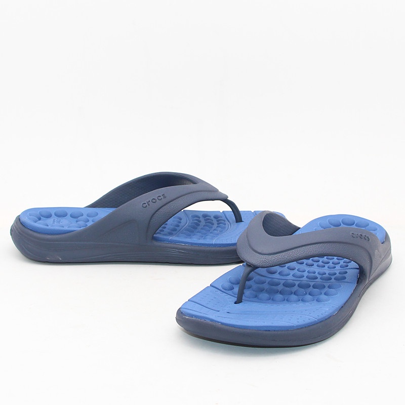 Crocs /  Sendal Jepit Pria Dan Wanita Sendal / Crocs Reviva Flip Rubber Original / Anti Air205545