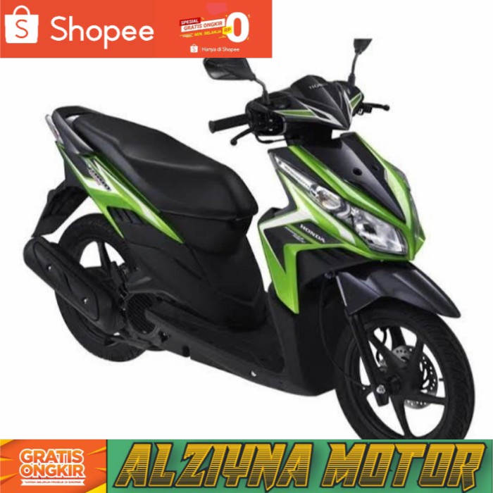 Tameng body depan Honda Vario techno 110 lama karbu hijau