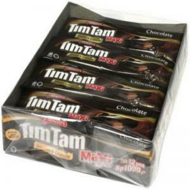 TimTam Maxi Rasa Coklat Isi 12 pcs