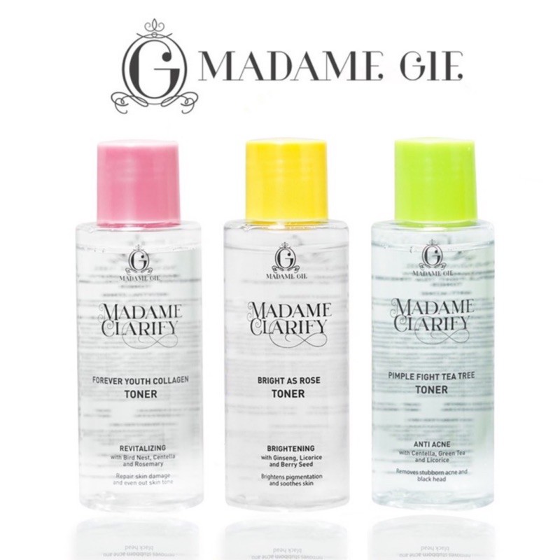 MADAME GIE CLARIFY FACE TONER COLLAGEN ROSE & TEA TREE 100ml