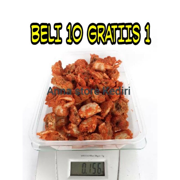 

((KMASAN BOX 150 GR))BABY CRAB CRISPY TANPA MINYAK FULL BADAN