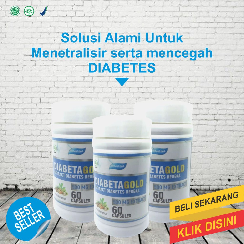 Obat Herbal Gula Darah Kapsul Diabetagold Mengatasi ...