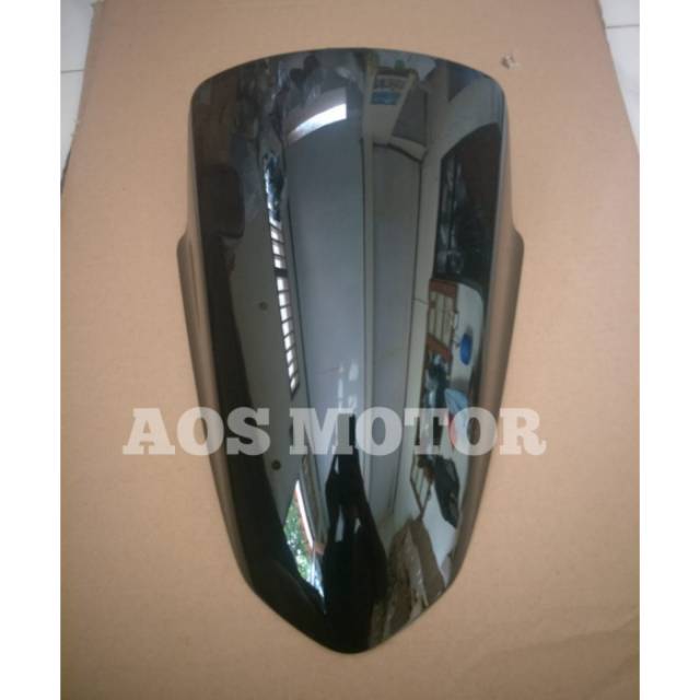 visor lexi - windshield visor yamaha lexi original 
Belum ada lubang dudukan plat nomernya