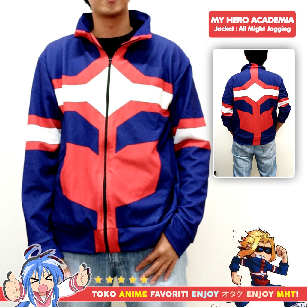 Jaket Anime Boku no Hero Academia My Hero Academia All Might Jogging