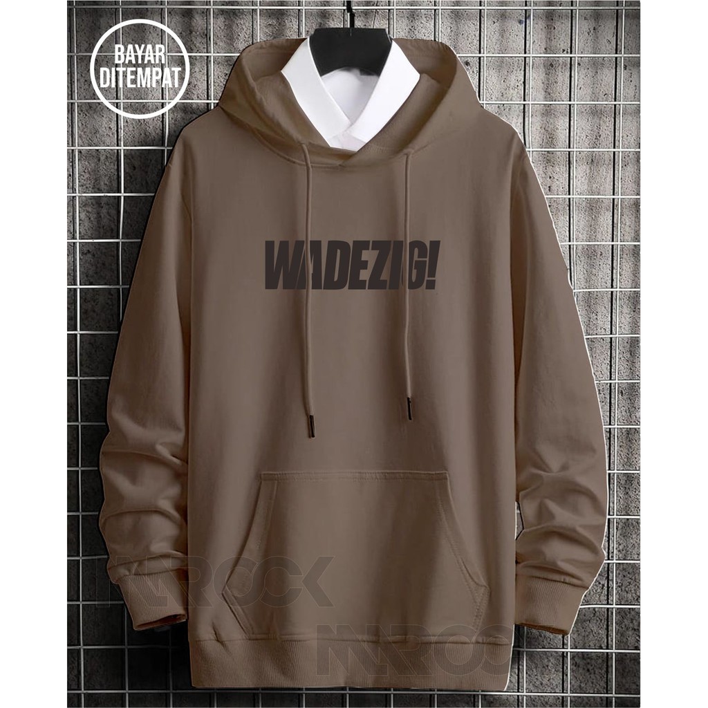 WADEZIG Jaket Sweater Distro - Sweater Hoodie Pria Dan Wanita Flece Tebal