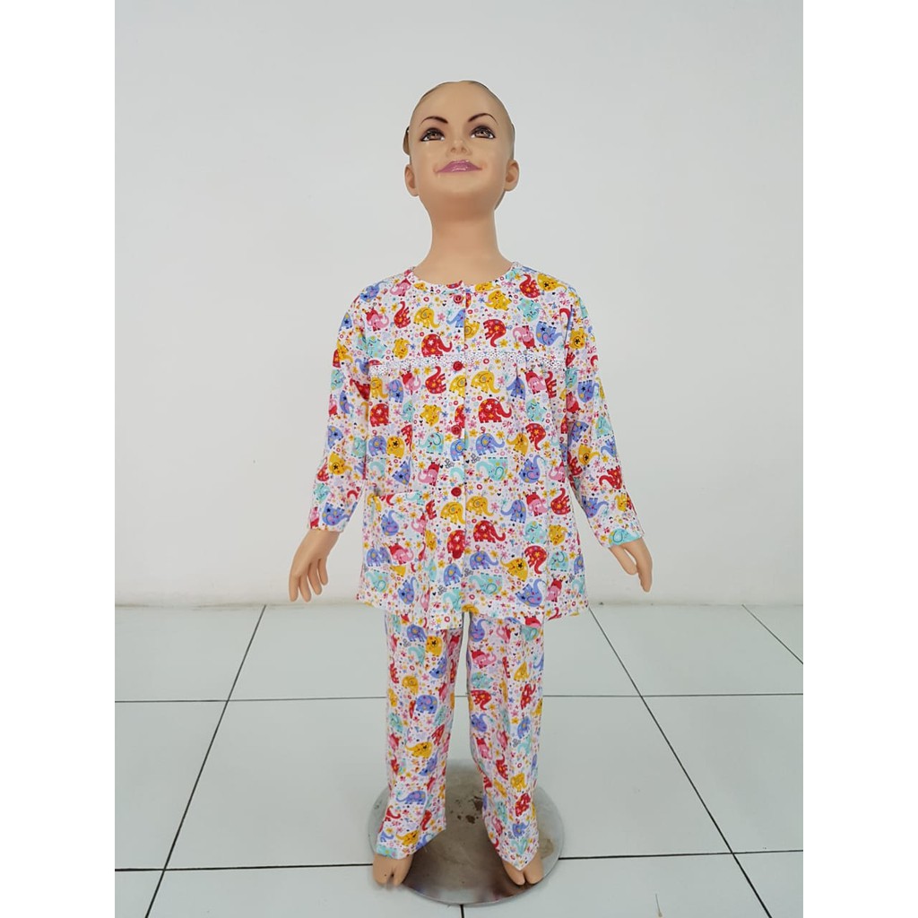 PIYAMA BAJU TIDUR ANAK PEREMPUAN MOTIF GAJAH Shopee PIYAMA BAJU TIDUR ANAK PEREMPUAN MOTIF GAJAH Shopee