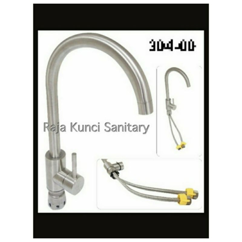 Kran Cuci Piring Meja Panas Dingin/Kran Angsa Sink Meja/Kran Mixer/Kran Dapur/Kran Kitchen Sink