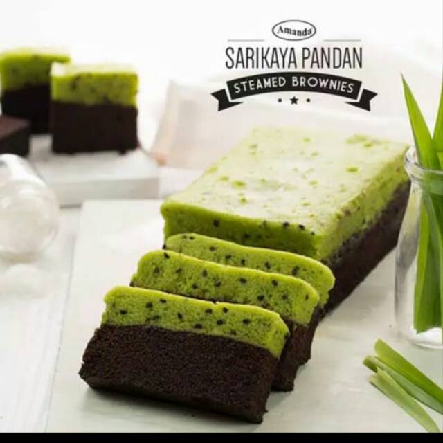 

Brownies sarikaya pandan