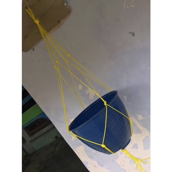 TERMURAH TALI POT GANTUNG KUNING 80CM TALI TAMBANG POT GANTUNG 2MM