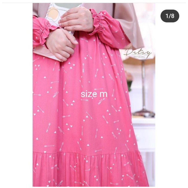 Ditsy Official Arrow PunchPink Nightgown