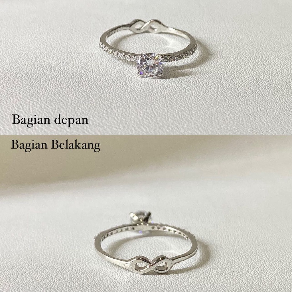 Banyak motif yaa Cincin anak dan dewasa emas asli kadar 75 17k putih branded love solitaire infinity selisih smiley permata 1 like diamond horseshoe mas whitegold ring mewah setengah 2 gram gr baris aesthetic