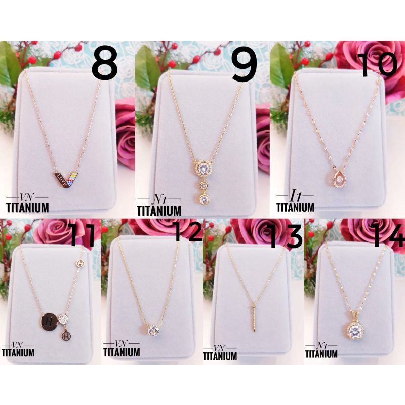 (RANDOM) Kalung Titanium Cantik 38222