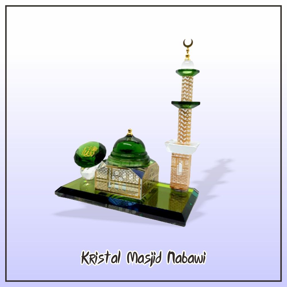 Miniatur Kristal Masjid Nabawi Terbaru