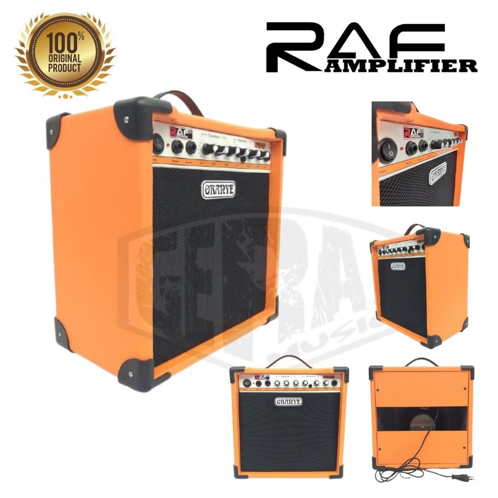 RAF - Ampli Gitar 8 INCH ( Distorsi/Overdrive ) Orange