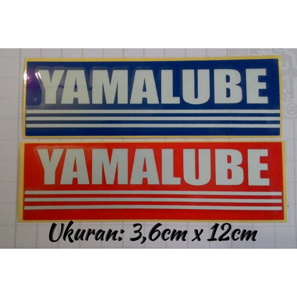 Stiker Cutting Tulisan Yamalube Cutting Sticker Untuk Sticker Motor Mobil