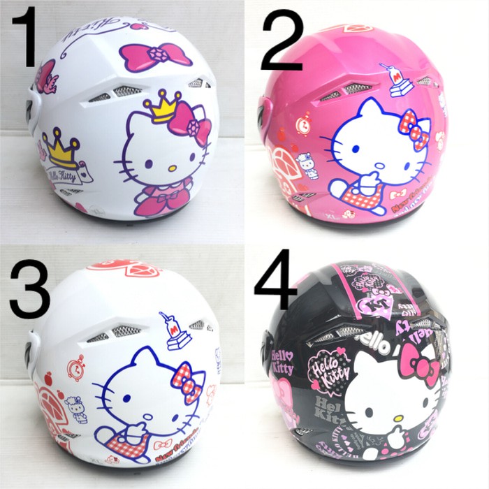 Helm Anak GM Evoteen Hello Kitty
