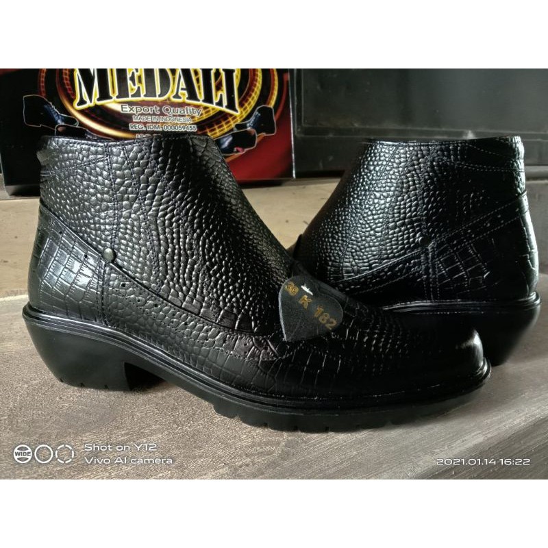 SEPATU KULIT PRIA SEPATUKERJA SEPATUKULIT SEPATUPRIA SEPATU PDH PRIA SEPATU BOOTS POLRI TNI SECURITY