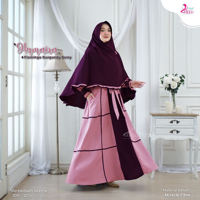 PREMIUM ALWA HIJAB AMORA SET BUSUI ORIGINAL ALWA CREPE