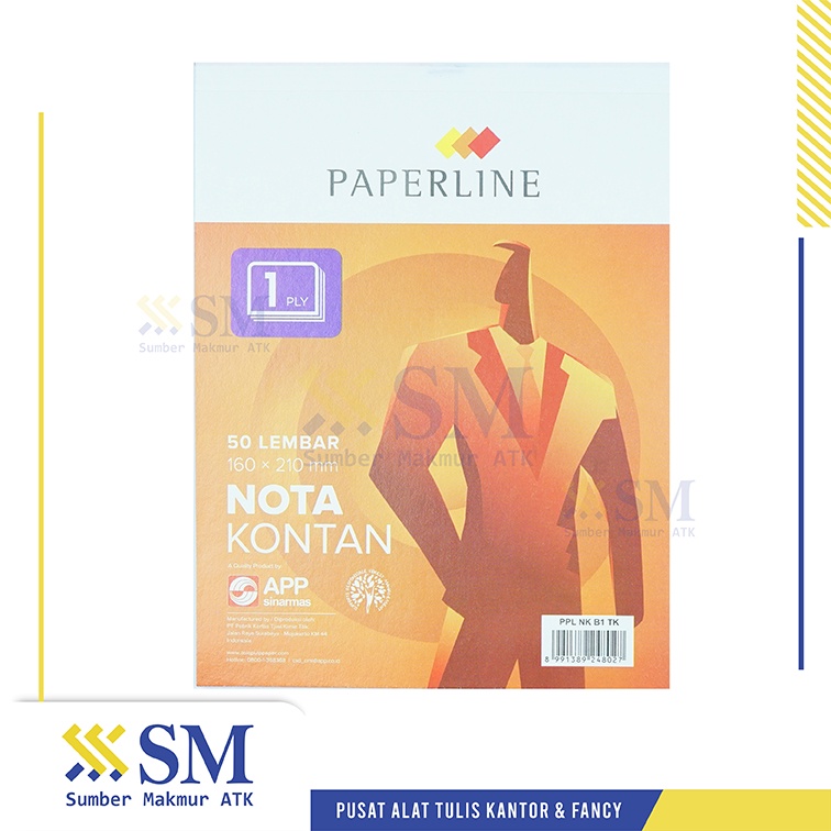 

BUKU NOTA KONTAN NCR PAPERLINE B1