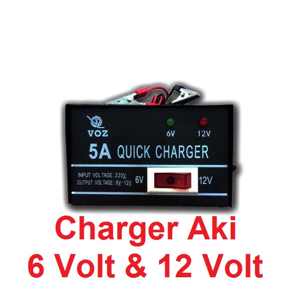 CHARGER AKI 6 VOLT DAN 12 VOLT, CHARGER AKI MOTOR 6 VOLT DAN 12 VOLT