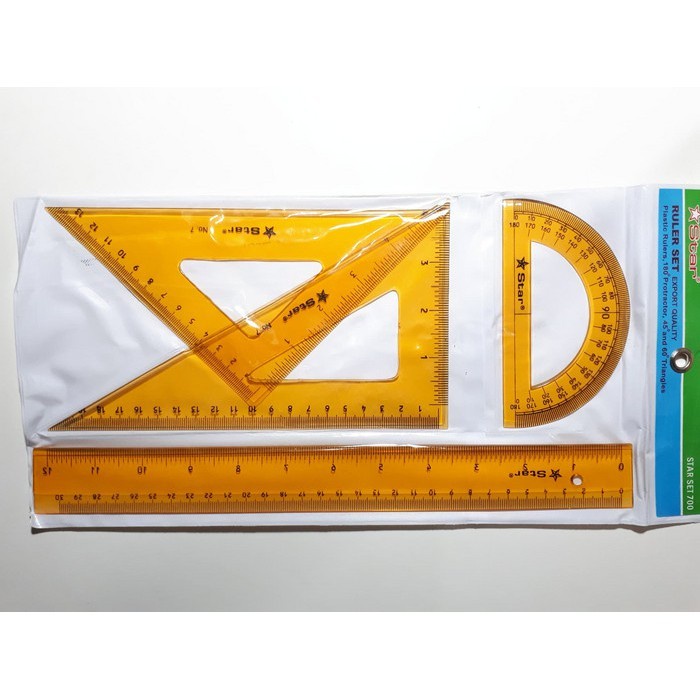 

Mudah Penggaris Rules Set Star Export Quality Murah