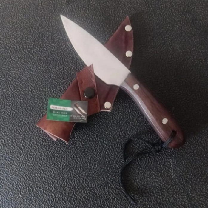 Pisau Seset Kulit - Pisau Seset Tajam Naruto Bilah 11 Cm - Vivistecolection