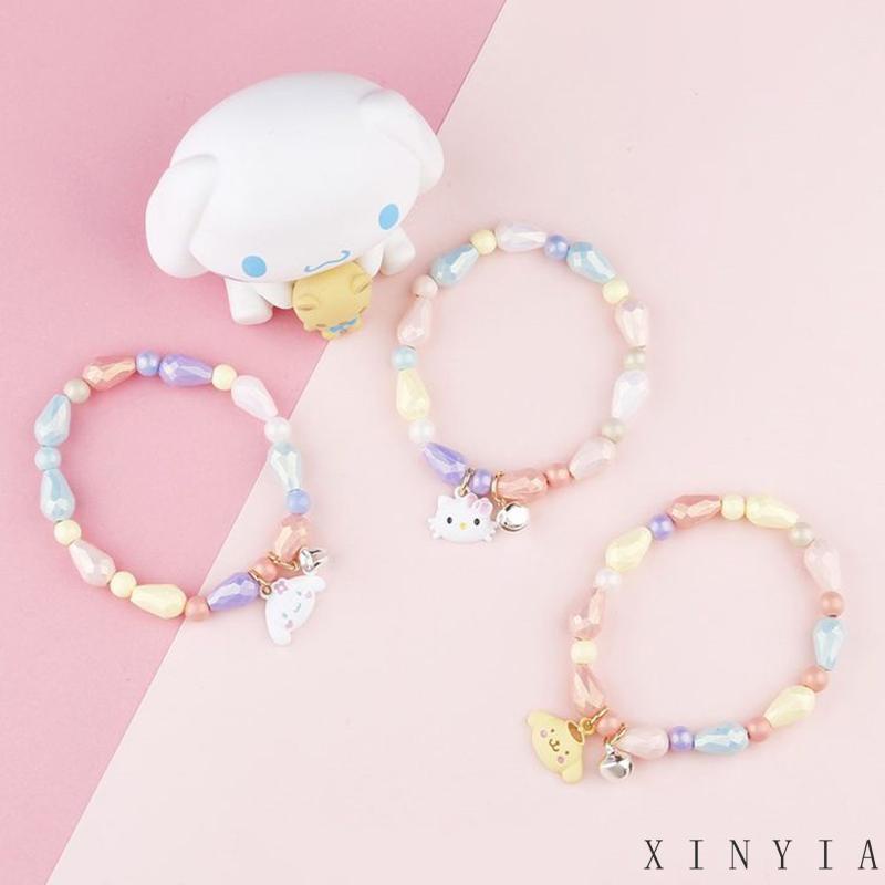 Xia.id Gelang Tangan Anak Perempuan Desain Kartun Kucing Anjing Cinnamoroll