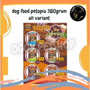 Makanan Anjing Kaleng Basah  Petopia GRAIN FREE Wet Food Kaleng 380 Gram for Dogs &amp; Puppies (All Stages)