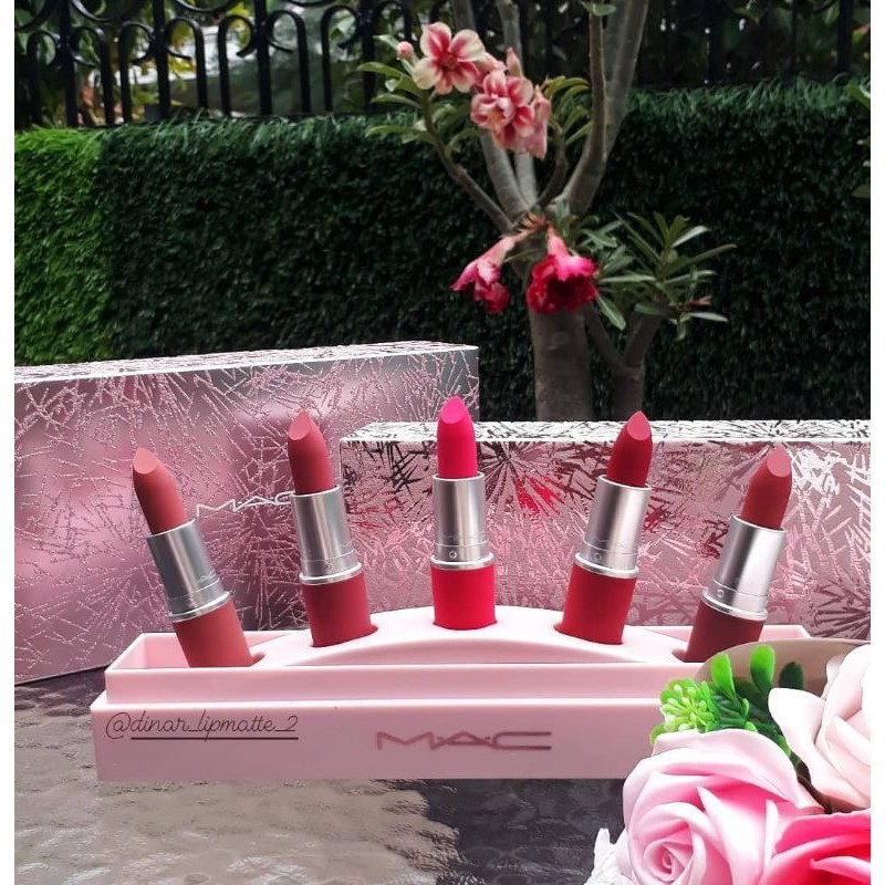 MAC POWDER KISS LIPSTICK SET