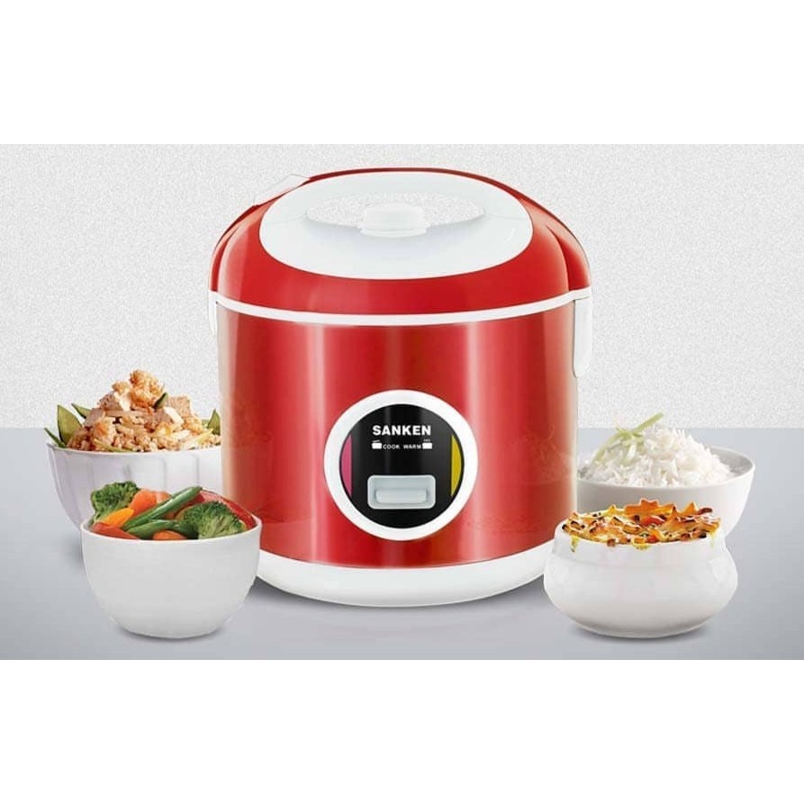 Sanken SJ2500 Magic Com 1.8 L Red SJ 2500 Rice Cooker Penanak Nasi