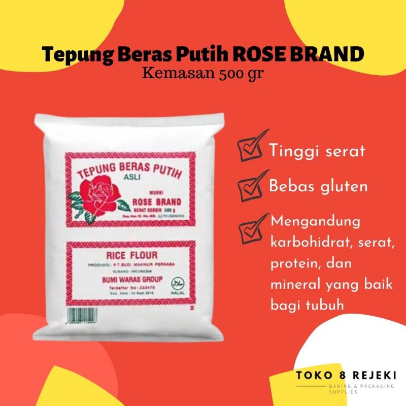 

Tepung Beras Rosebrand 500 gr