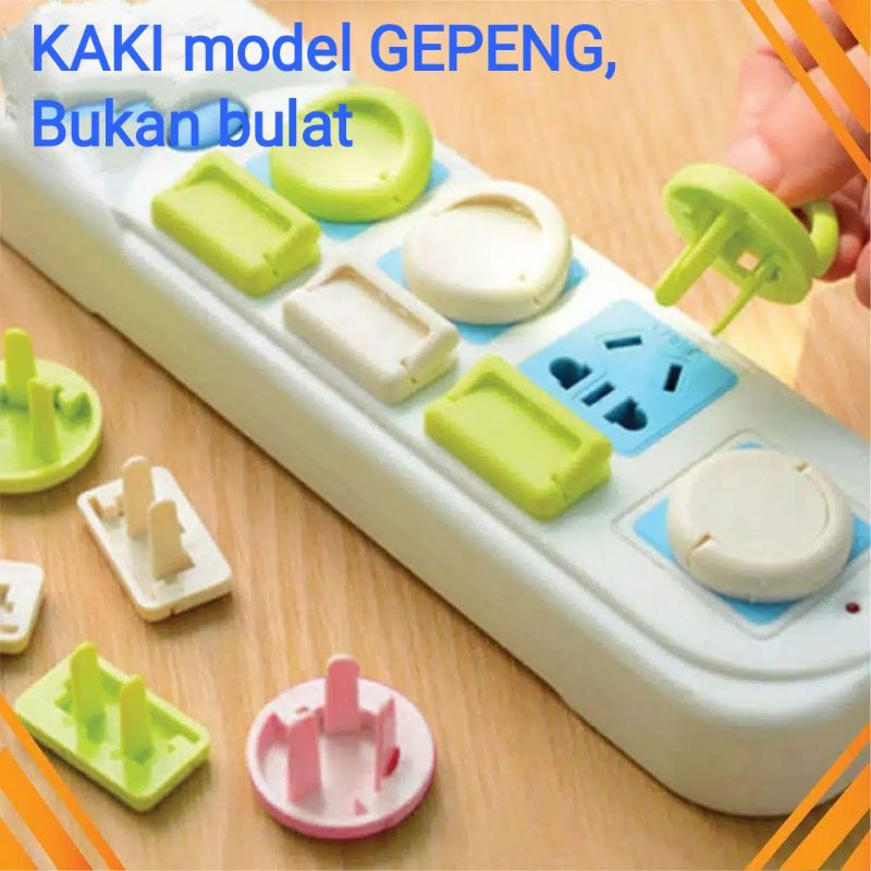 Penutup Colokan Listrik Stop Kontak / Pengaman Stop Kontak Anak Bayi / Socket Cover / Penutup Saklar Pelindung Colokan