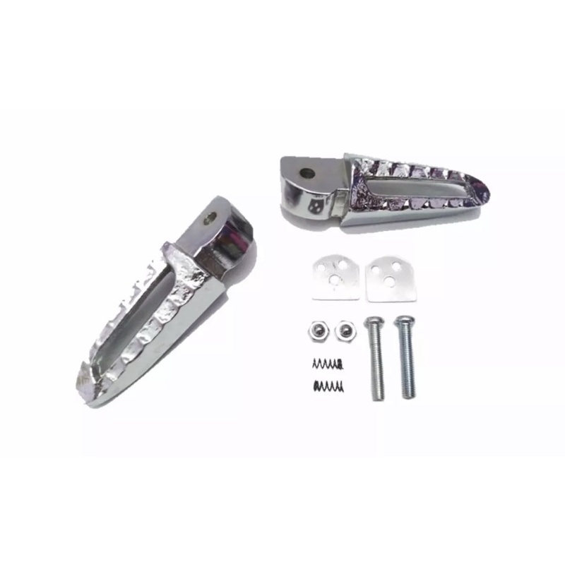 Footstep step belakang matic chrome set kiri kanan harga sepasang universal semua motor honda beat vario supra scoopy dll