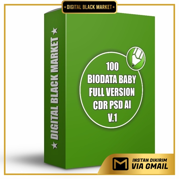 100 Biodata Baby Full Version V1 - Photoshop &amp; Coreldraw