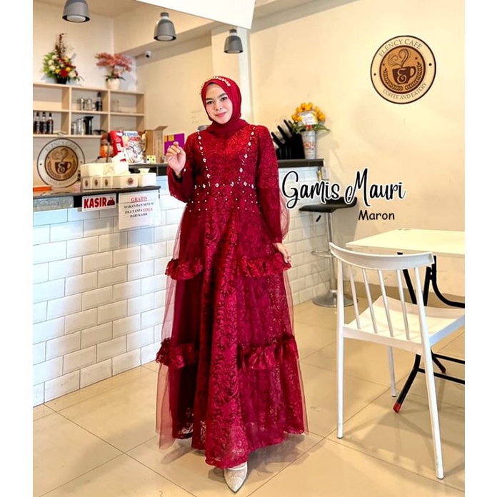 DRESS KONDANGAN BRUKAT MAURI BUSANA BAJU PESTA