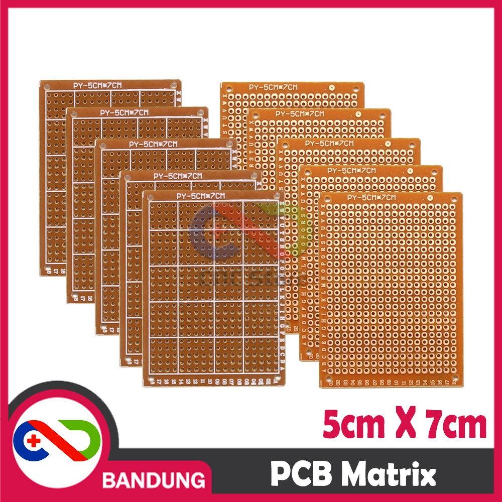 PCB DOT MATRIX LUBANG 5X7CM