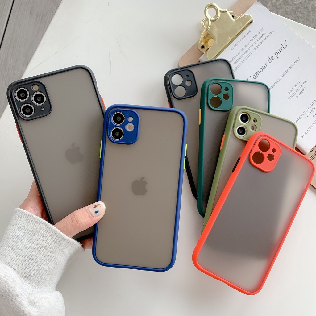 Square edge macaron case iPhone x xs xr xsmax 11 11pro 11promax