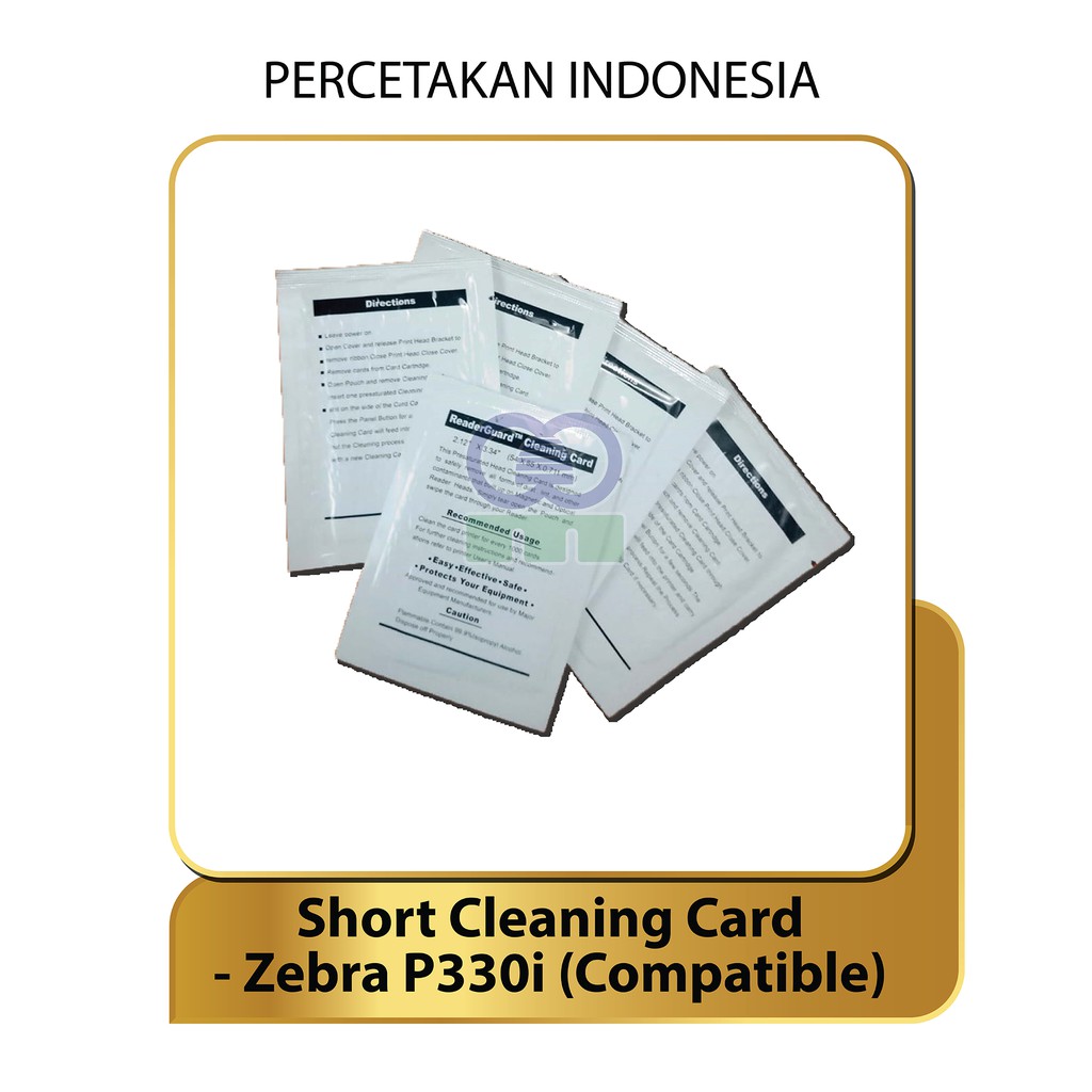 

Short Cleaning Card - Zebra P330i (Compatible)